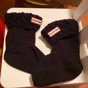 Hunter Rain Boots Girls' Cable Boot Sock